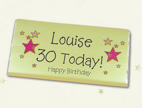 Special Year Personalised Chocolate