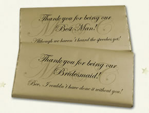 Best Man Personalised Chocolate