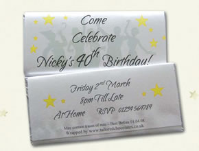 Disco Personalised Chocolate