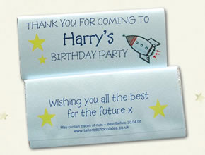 Rocket Personalised Chocolate