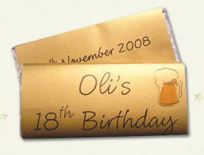 Beer Personalised Chocolate