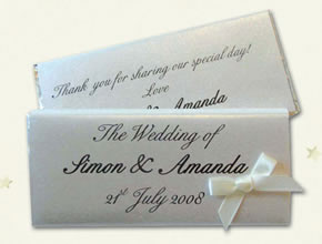 Bow Personalised Chocolate