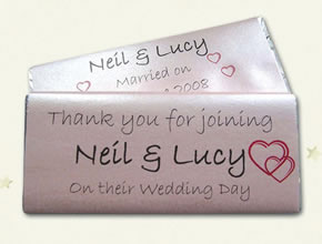 Heart Personalised Chocolate