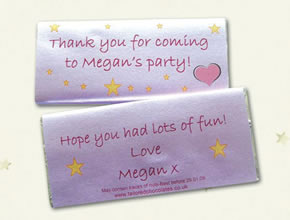 Hearts and Stars Personalised Chocolate