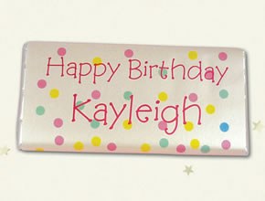 For Her Personalised Chocolate