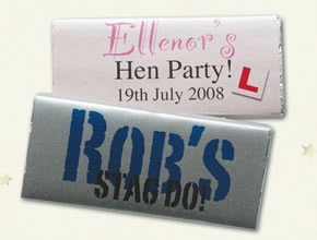 Hen Do Personalised Chocolate